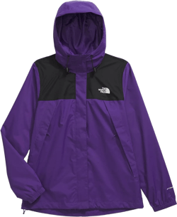 THE NORTH FACE Women's Antora Jacket Medium Peak Purple/Tnf Black