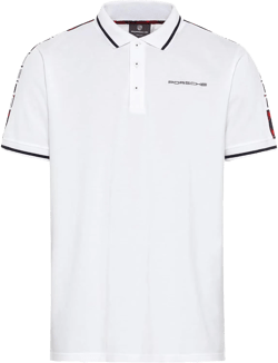 Porsche Turbo No. 1 Polo Shirt, White and Plaid