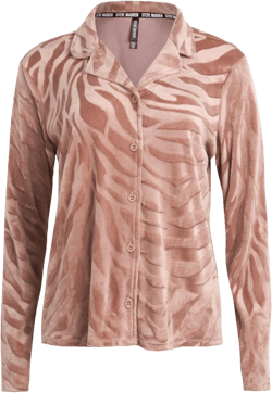 Steve Madden Women's Pajama Set - 2 Piece Cozy Long Sleeve Sleep Shirt and Lounge Pants - Sleepwear for Women (S-XL) Medium Pink
