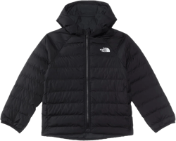 THE NORTH FACE Kids Reversible Perrito Insulated Hooded Jacket | 2 in 1 Winter Coat for Boys & Girls, Water Repellent 4 Tnf Black