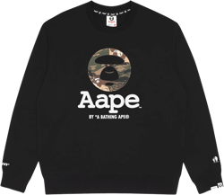 AAPE BASIC CREW NECK SWEATER