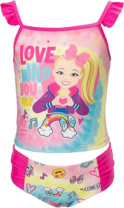 JoJo Siwa Girls Racerback Tankini Top and Bikini Bottom Swim Set Toddler to Big Kid : Clothing, Shoes & Jewelry
