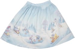 STITCH SHOPPE DISNEY WINTER MICKEY AND FRIENDS TULLE OVERLAY SKIRT 2XL at Amazon Women’s Clothing store