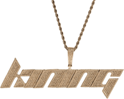 JINLIN Custom Initial Letter Pendant Necklace Iced Out Bling Shiny Charm Hip Hop Necklace with Rope Chain for Men Women Custom 6 Letters Gold