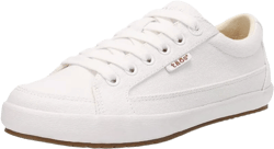 Taos Moc Star 2 Women's Sneaker - Fresh Canvas Design with Removable Footbed, Arch Support and Durable Lightweight Outsole for All Day Walking and Everyday Style