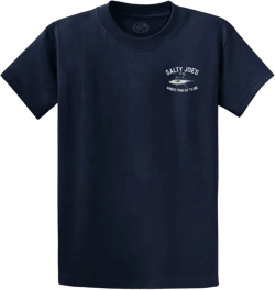 JOES SURF SHOP Graphic Heavyweight Cotton Tees,Regular-Big & Tall XX-Large Navy / Tuna Logo