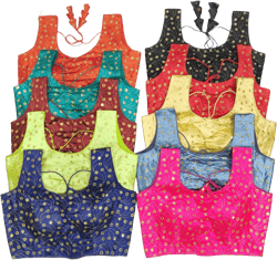 Silk Zari Embroidered Blouse