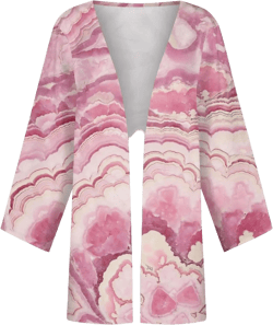 Kimonos for Women Plus Size Lightweight Floral Printed Tops Dressy Casual 3/4 Sleeve Summer Cardigan