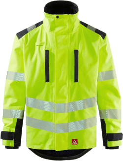 STRATA® Inherent Arc Flash & Flame Protective Winter Jacket (CAT 3, 38cal/cm) 3X-Large Hi-viz Yellow & Grey