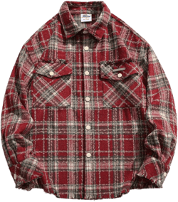 Unisex Jacket Autumn Distressed Frayed Patch Shirt Women's Clothing