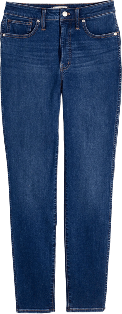 Curvy High-Rise Skinny Jeans in Coronet Wash