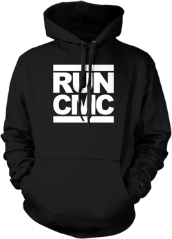 Haase Unlimited Run CMC - Running Back Sports Parody Unisex Hoodie Sweatshirt Large Black