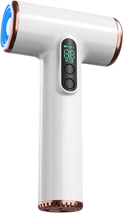Cordless Hair Dryer Rechargeable, 15000mAh Cordless Blow Dryer, Fast Drying Portable Blow Dryer Battery Powered Hair Dryer for Dormitory Travel Outdoor White1