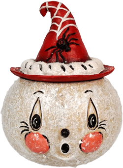 Snowman w/ Witch Hat