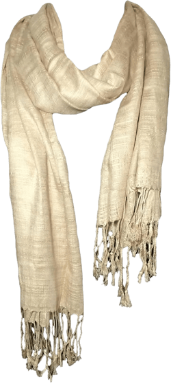 100% Natural Pure Silk Scarf, Solid Color Plain Scarves Soft Winter, Khaki