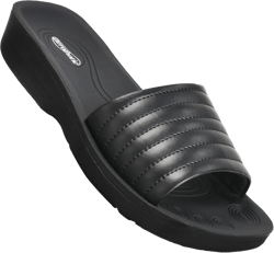 AEROTHOTIC Womens Slides Slip On Recovery Footwear Plantar Fasciitis Slides for Women with Arch Support Yoga Mat Indoor Outdoor Walking Ladies Soft Padded Dressy Non Slip Foodbed Beach Sandals Women