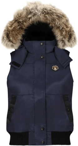 Triple F.A.T. Goose Huntley Womens Puffer Vest - Bubble Vest Women - Puffer Vest Women - Puffer Vest Jacket Women X-Small Navy