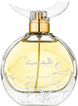 HAMSAH, Eau de Perfume for Women 80mL | Honeyed, Floral Fragrance with Sultry Orange Blossom Flower, Jasmine, Rose, Vetiver, Patchouli, Cedarwood | by Artisan Swiss Arabian | Designer Parfum EDP Spray