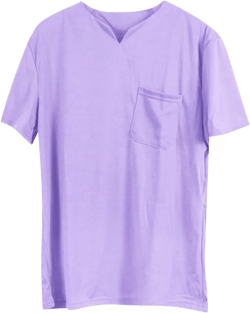 Mens Gym Athletic Tops Short Sleeve V Neck Fit T Shirts Solid Cotton Summer Casual Moisture Wicking Tee Shirts XX-Large Purple