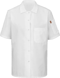 Red Kap 501X Women's Cook Shirt w/ OilBlok + MIMIX