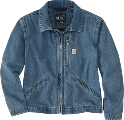 Carhartt Men's Loose Fit Denim Detroit Jacket Large Mission