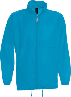 Foldaway Showerproof Windbreaker Jacket by B and C Collection Small Real Green