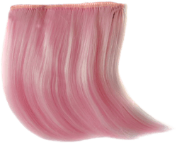 HELLORSO Hair Pretty Hair Piece Front Girls Extension Clip On Thin In Fringe Clip wig Thick Hair Braid Wigs for Women Pink