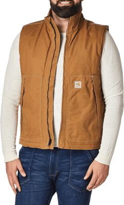 Carhartt Men's 103387 Flame-Resistant Quick Duck Vest Large Tall Carhartt Brown