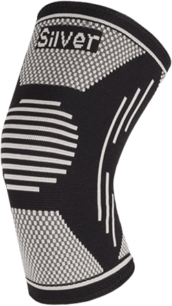 1Pc Knitted Sports Knee Pads for Women Men Elastic & Breathable Compression Knee Sleeve for Pain Relief Tendonitis Arthritis Workout Knee Protector for Basketball Running Yoga 2XL
