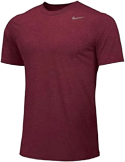 Nike Men's Shirt Short Sleeve Legend (Small, Cardinal)