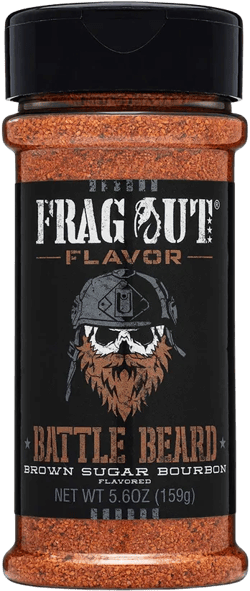 Frag Out Battle Beard - Brown Sugar Bourbon Rub