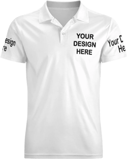 Custom Polo Shirts for Men Custom Personalized Text & Logo Golf Tees Work Shirt Custom Shirt Personalized Shirts XX-Large White