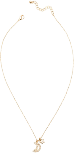 Faux Gem Celestial Pendant Necklace