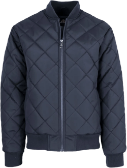 Spire By Galaxy Men's Quilted Bomber Jacket - Navy, Small
