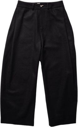 Wide-leg Trousers Black