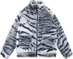 Men Cotton Mixed Jacket Coat Printed Plush Cotton Coat Jacket Loose Cotton Coat Winter Warm