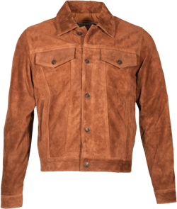 Adaptor Clothing Suede Trucker Jacket Tan