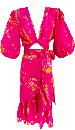 Silk Camille Wrap Top