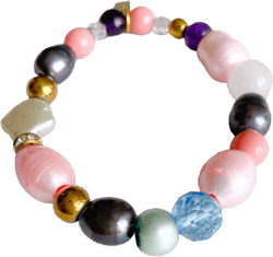 Diamond Freshwater Pearl Bracelet