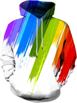 Neemanndy Unisex Colorful Graphic Hoodies 3D Print Cool Sweatshirt Cool Design with Pocket for Men and Women