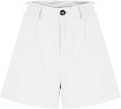 Womens Bermuda Wide Leg Shorts Summer Dressy High Waisted Plus Size Ladies Chino Linen Short with Pockets 2025 Trendy Small White