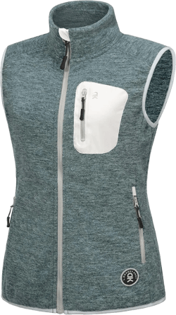 Little Donkey Andy Women's Fleece Vest Full Zip Sweater,Lightweight Warm Sleeveless Jacket for Hiking Golf