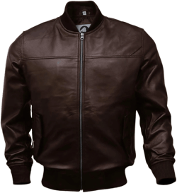 Black Casual Real Leather Jacket for Mens | Genuine Lambskin Motorcycle Biker Jackets X-Large Classic Bomber (Brown)