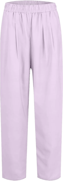 Generic Cotton Linen Trouser Pants for Women Boho Beach Capris Pants 2024 Casual Summer Lightweight Drawstring Pants Pockets 2-light Purple 4X-Large