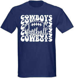 Cowboys Football Repeat- T-shirt - YOUTH