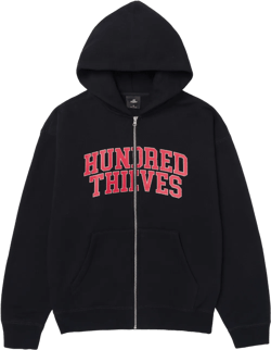 Foundations FW'24 Full Zip Hoodie - Black