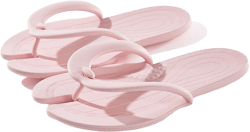 Foldable Flip-Flop for Women Men, Travel Slides Sandals Slippers Soft Comfy Non-Slip Quick Dry House Bathroom Shower Shoes Gym Spa Swimming Beach Sandals 5.5-6.5 Wide Women/4-5 Men Pink