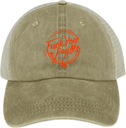 Fuck You Pay Me Snapback Cap Baseball Caps Adjustable Sun Classic Dad Hats for Men Women 16.5x12cm Khaki-style