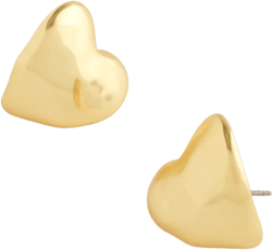 Heart Statement Stud Earrings