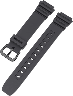 Resin Replacement Watch Strap Men Band for Casio AE-1000W AE-1200 AE-1300 AEQ-110W AQ-S800W/S810W MRW-200H SGW-400H/500H F-108WH W-215H W-218H W-735H Sport Wristband Black-C
